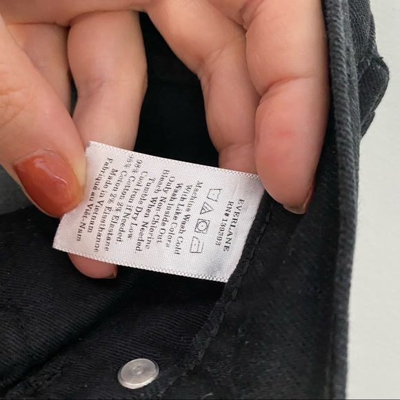 ⭐️ Everlane | Black Relaxed Skinny Ankle Jeans - Picture 7 of 7